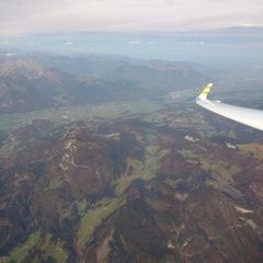Flugwegposition um 07:06:48: Aufgenommen in der Nähe von Gemeinde Abtenau, Österreich in 3484 Meter